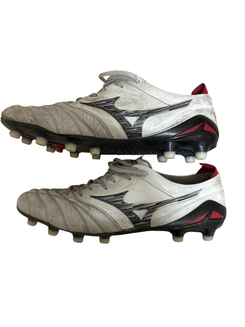 Mizuno Morelia スパイク ホワイト/ブラック/レッド