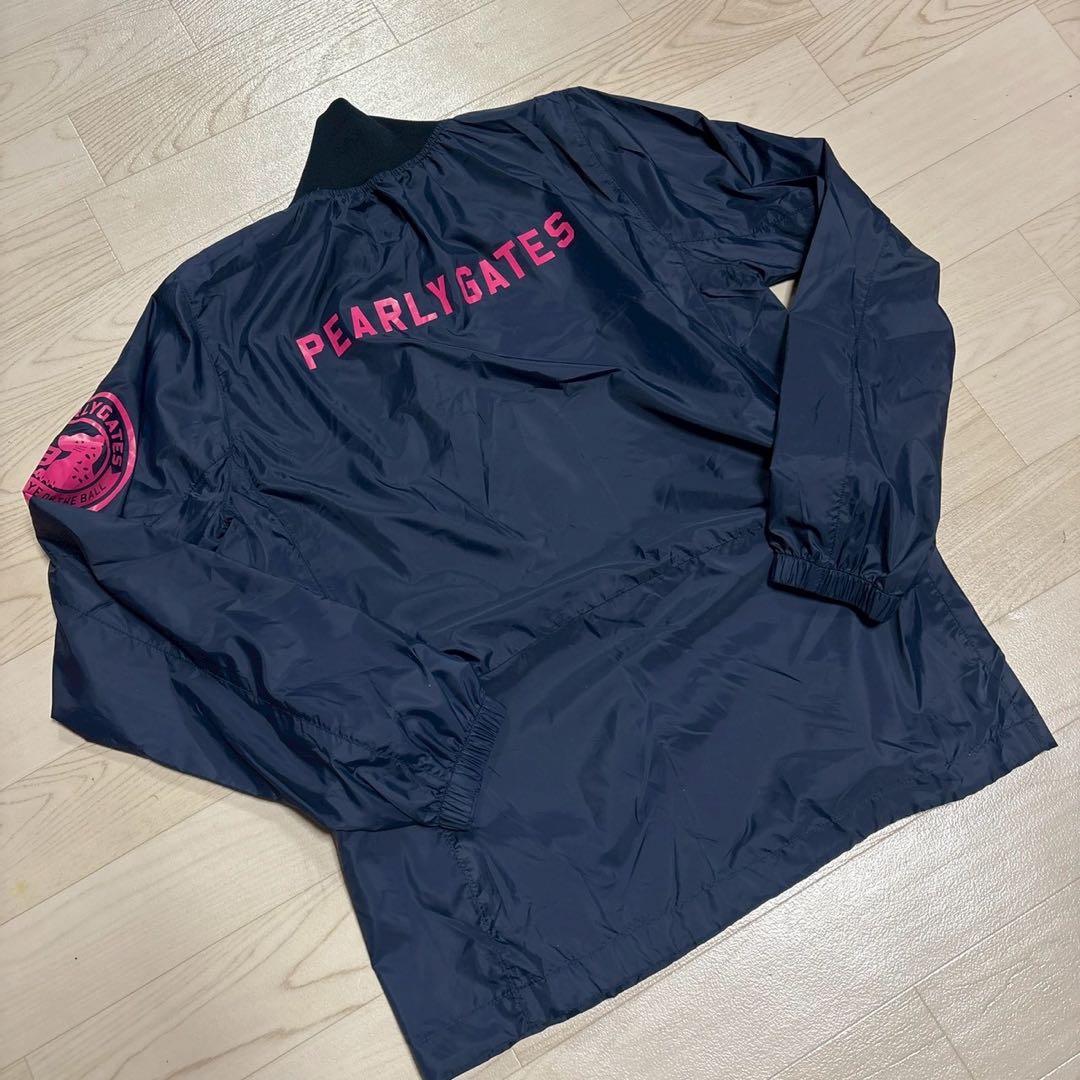 パーリーゲイツ　ツインスニード 　2枚セット モックネック　黒　ネイビーピンク