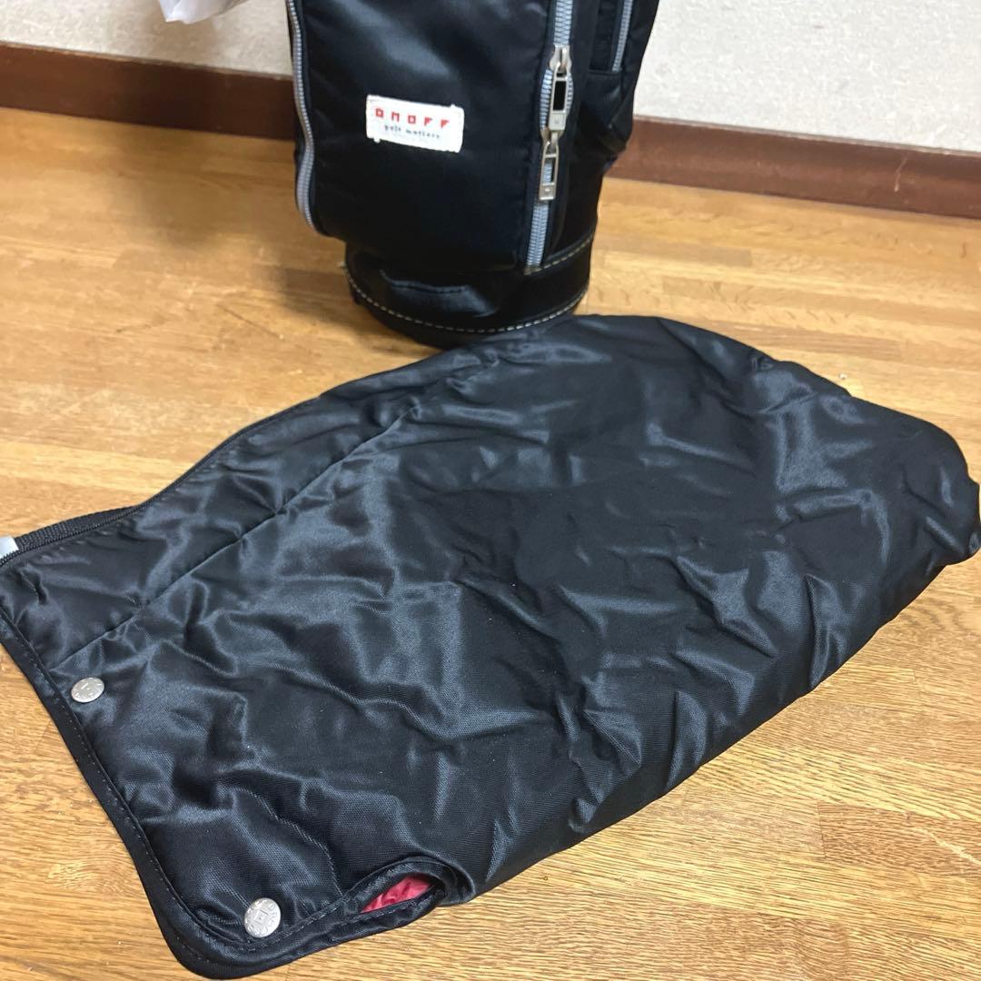 〈未使用〉オノフ ONOFF キャディバッグ 軽量 ７型 小型 ブラック
