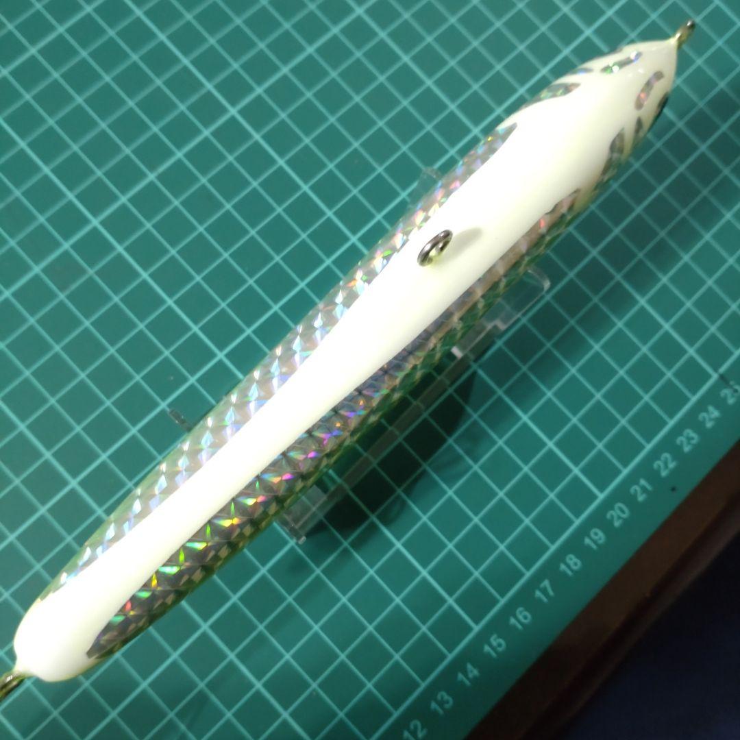 将栄丸　スライドダイバー190F ハンドメイドウッドルアー　ダイビングペンシル