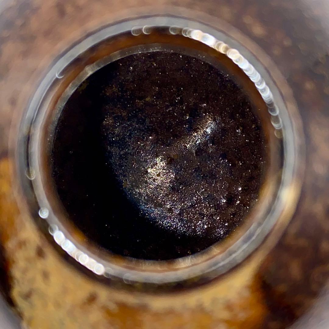 淡々斎書付 茄子茶入 膳所焼　陽炎園　共箱入　茶道具　濃茶器　唐物