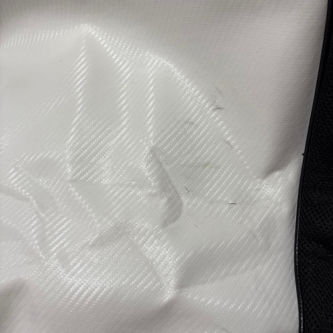 【美品】TOURSTAGE ゴルフキャディバッグ ホワイト・ブラック