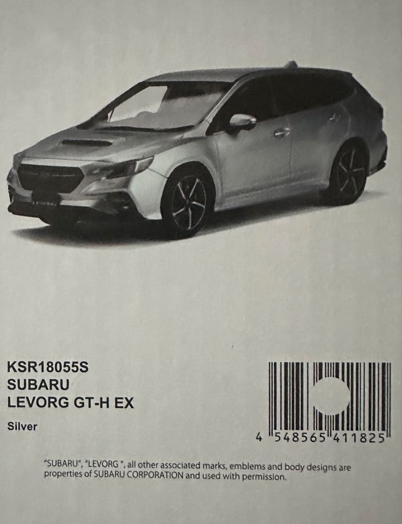 京商SAMURAIシルバー LEVORG ミニカー1/18値下げしました