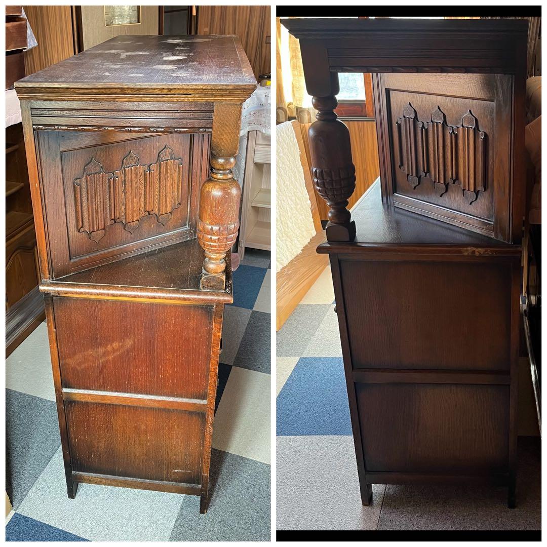 【英国Old Charm】カップボード サイドボード Wood Bros