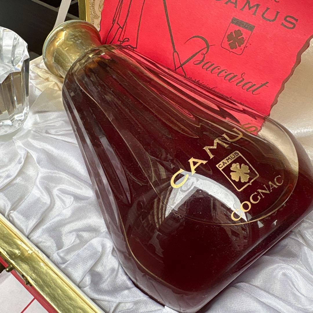 古酒 CAMUS カミュ カラフェ バカラ 替栓 ケース入り【未開栓】クリスタル