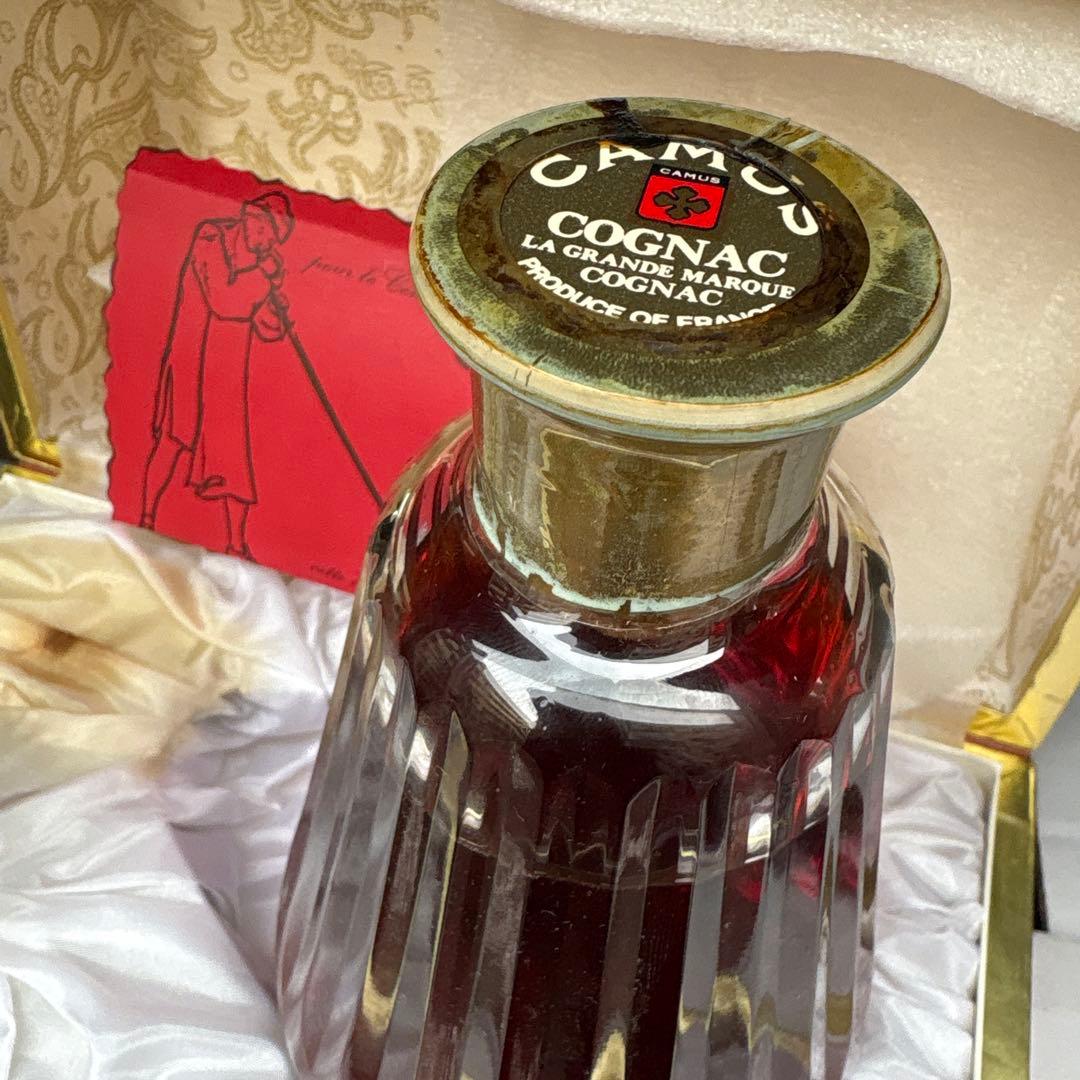 古酒 CAMUS カミュ カラフェ バカラ 替栓 ケース入り【未開栓】クリスタル