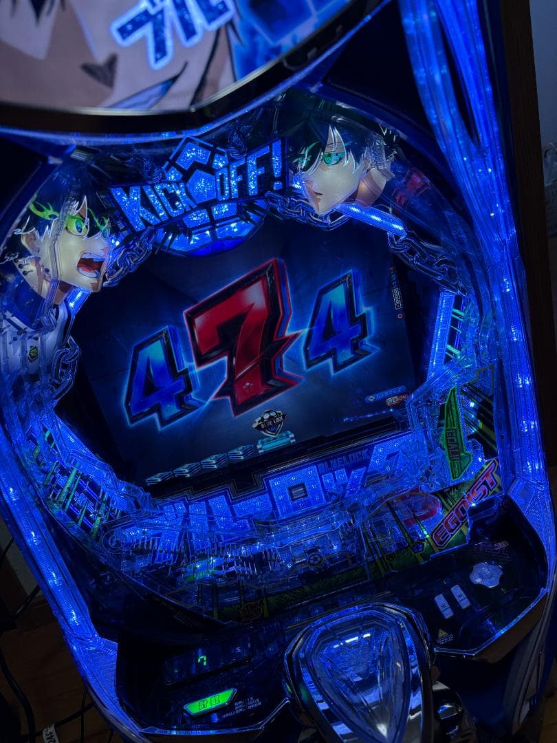 家庭用可 eフィーバーブルーロック 実機 外付け配線・鍵・トランス付