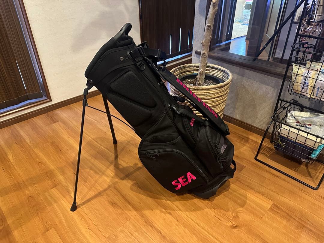 【希少】BRIEFING WIND AND SEA コラボ キャディバッグ