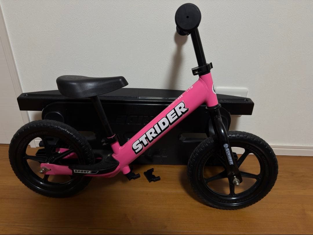 STRIDER バランスバイク 12インチ ピンク　ロッキングストライダー付き