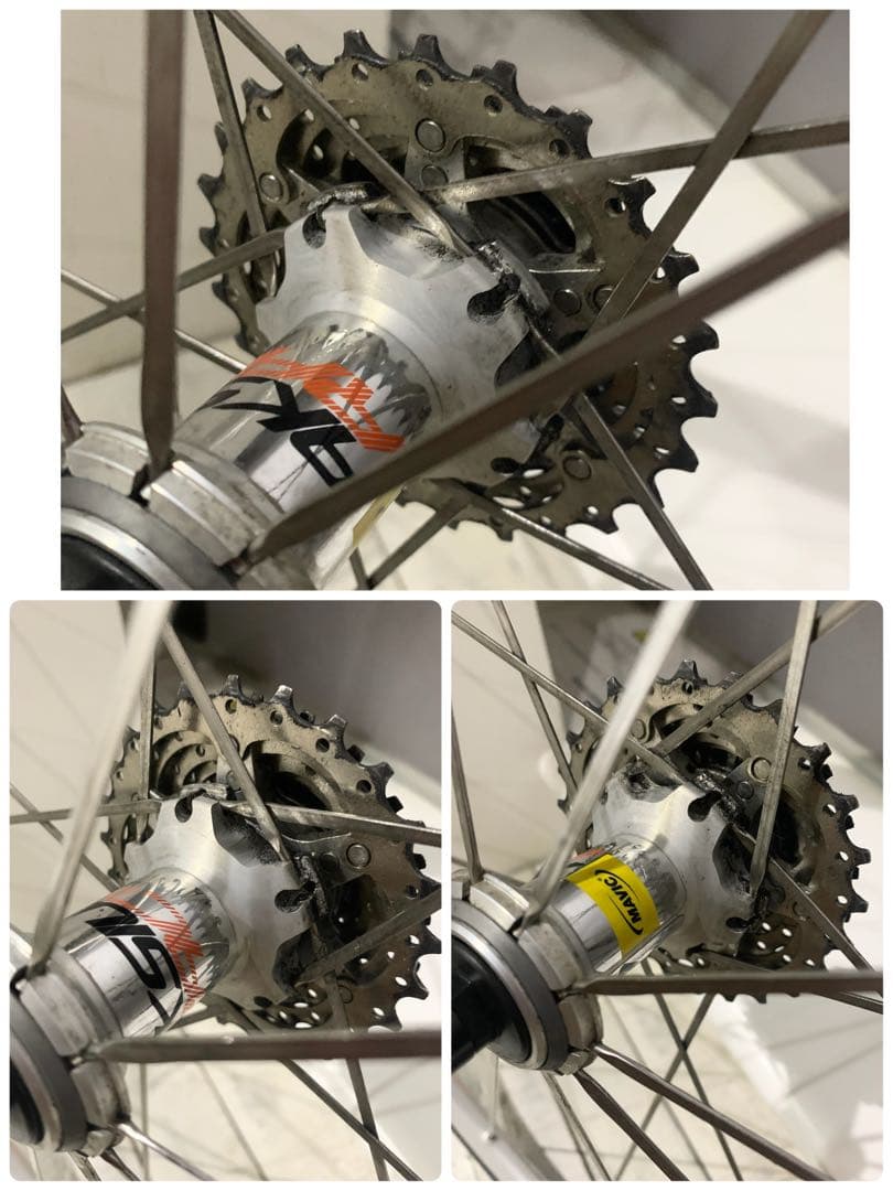 ◆Mavic AKSIUM RACE/マビック◆リアホイール＆スプロケ＆タイヤ