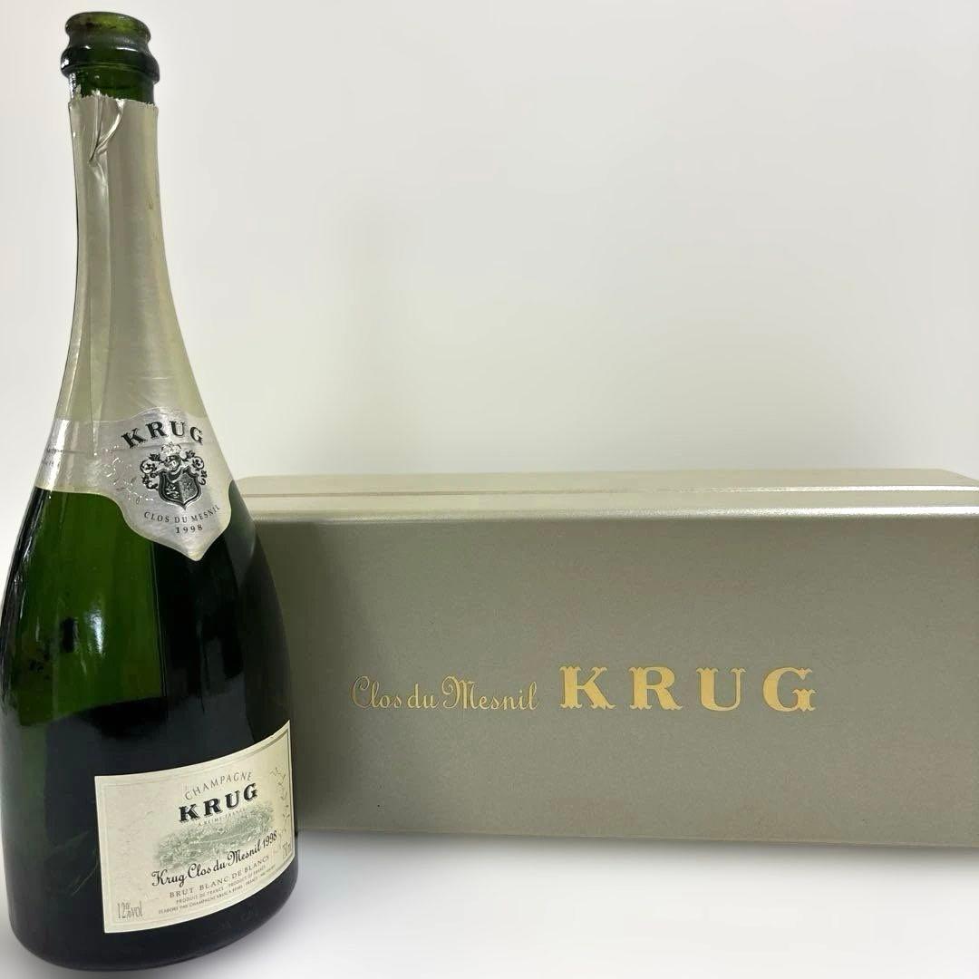 Krug Clos du Mesnil 1998 専用箱・空瓶・クリュッグ　⑥