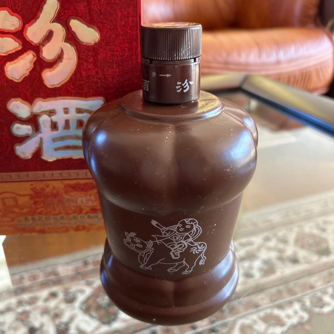 【2008年5月製封壇十七年特製汾酒】景徳鎮高級陶磁器花瓶装最高級中国を代表名酒