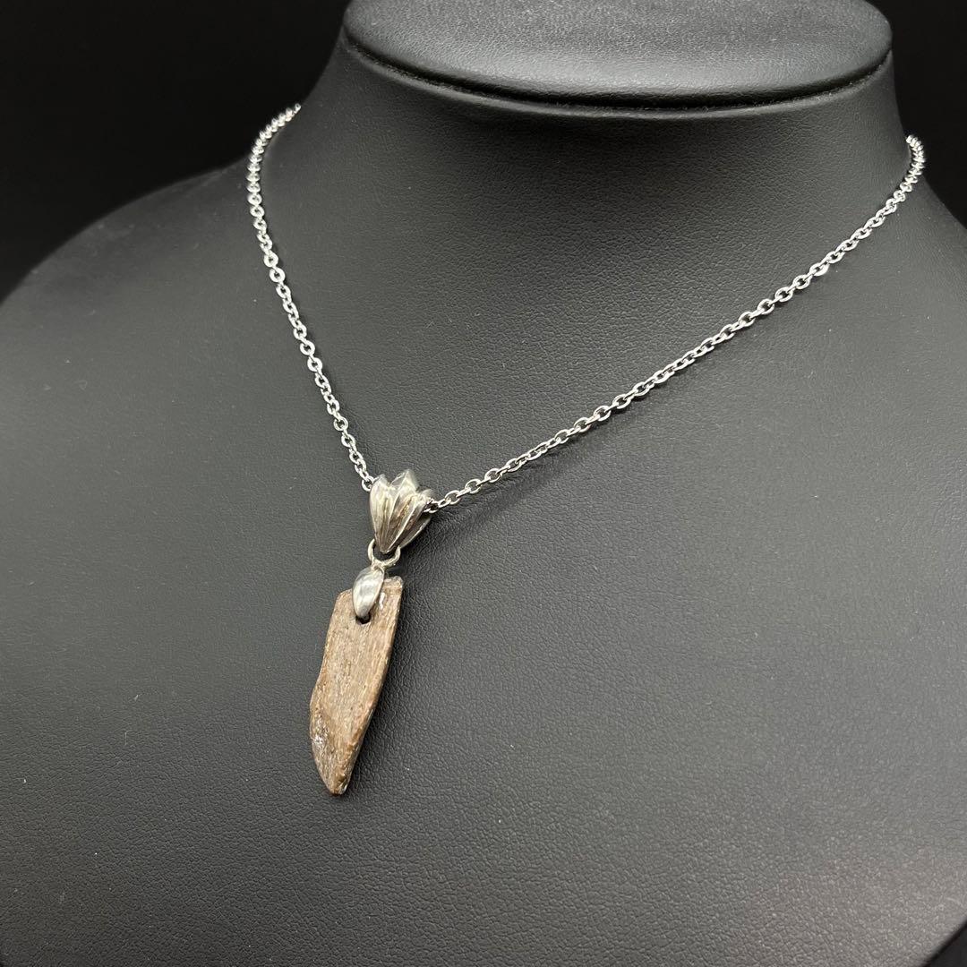 化石/ティラノサウルス/ネックレス/ペンダントトップ/silver925