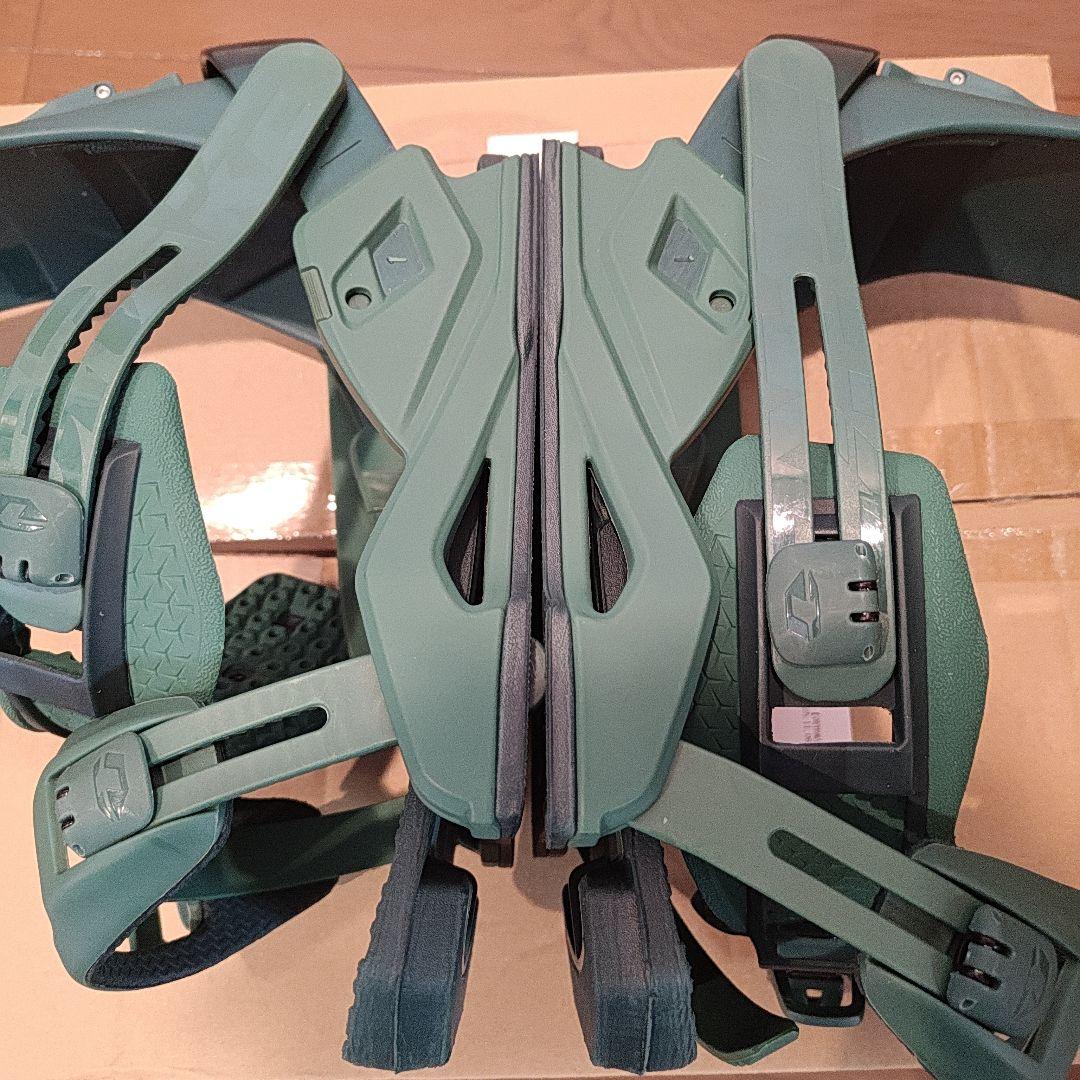 DRAKE スノーボードビンディング グリーン