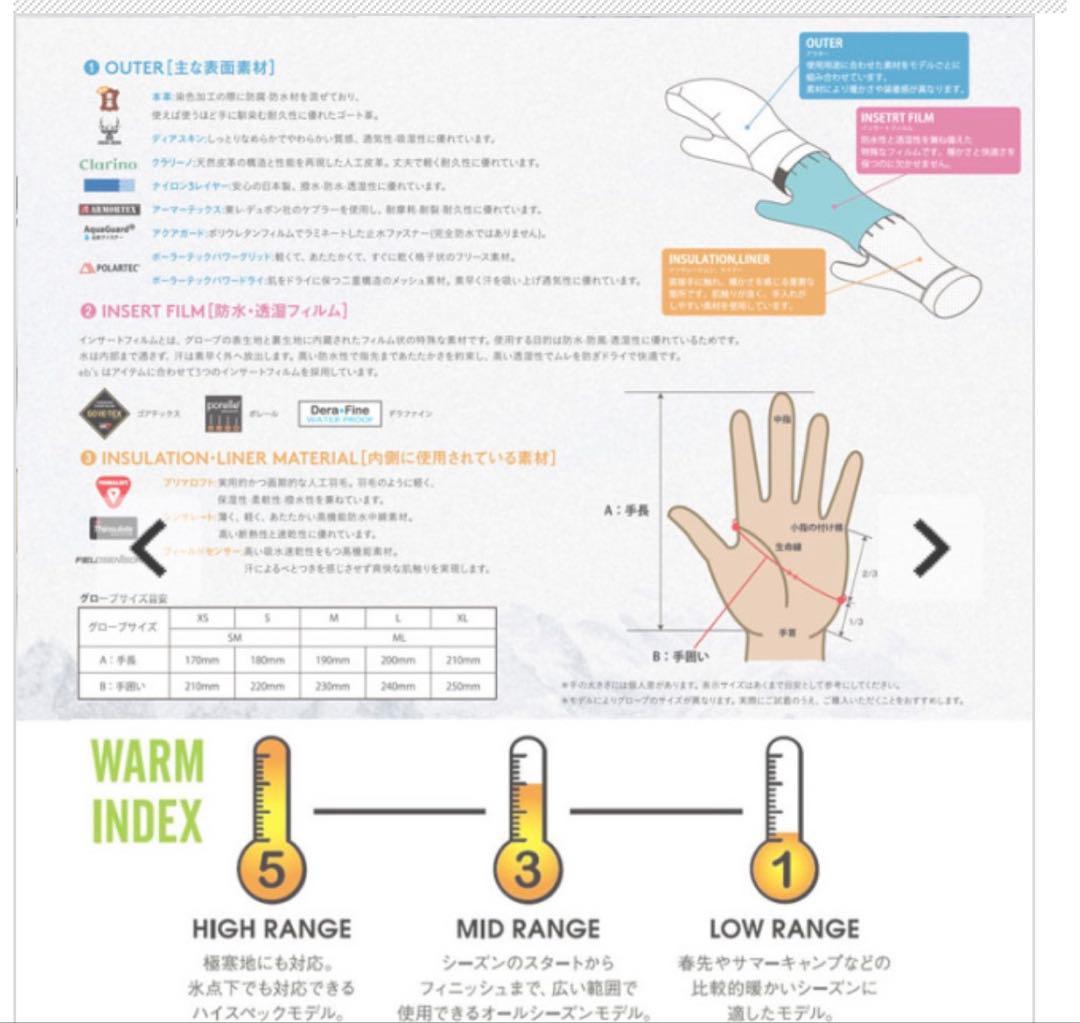 新品未使用品　EB`S 2526 Mサイズ OZZYMITT タグ付送料込