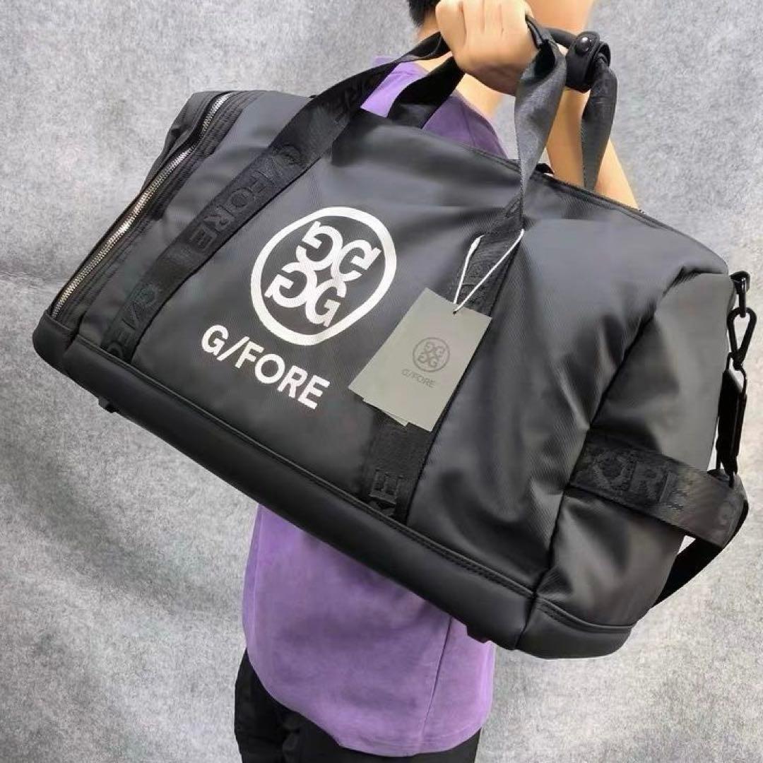G/FORE ブラック ダッフルバッグ 中型