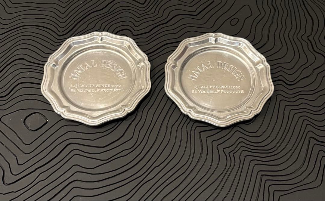 old sea×NATAL DESIGN 花リムプレート 2枚セット