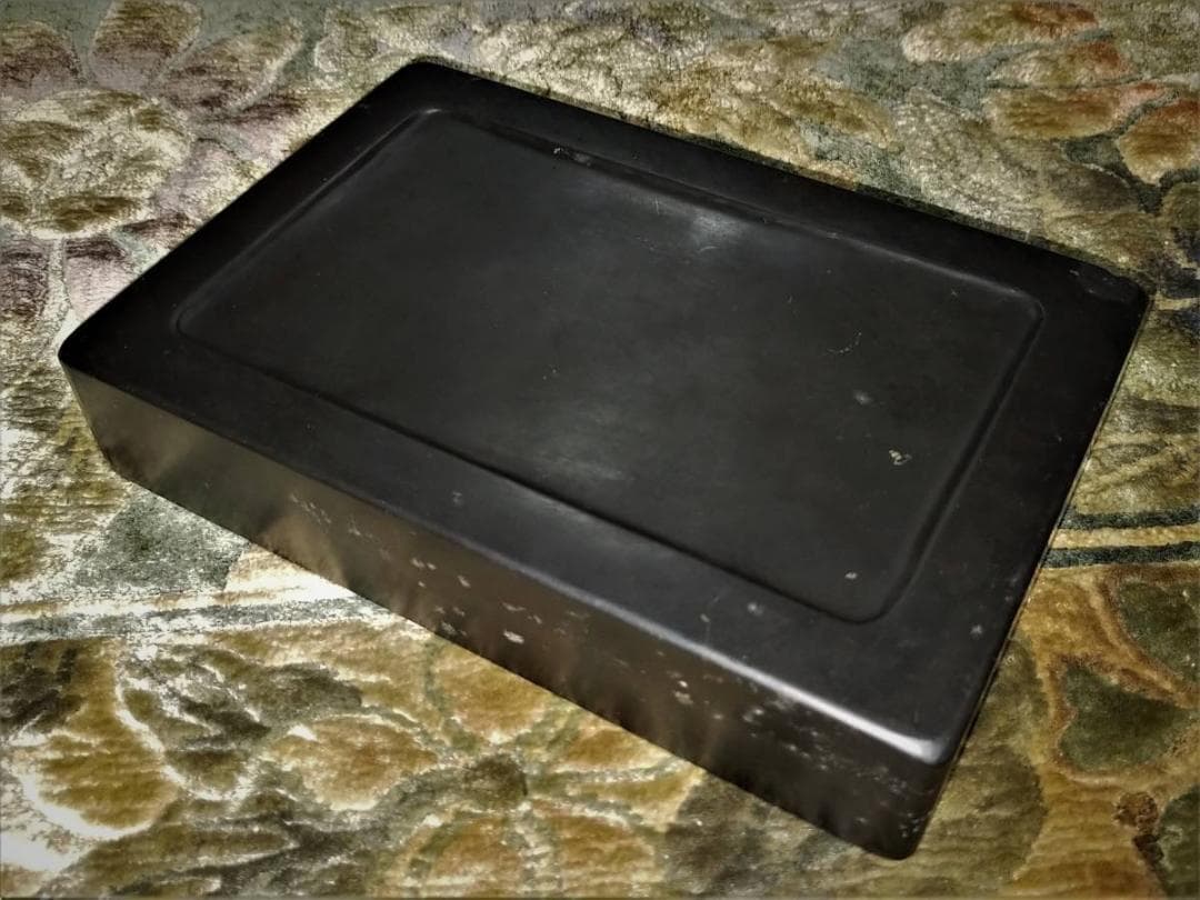 ♥中国　端渓　硯　3.8ｋｇ　黒端渓　老坑　端渓硯　骨董品