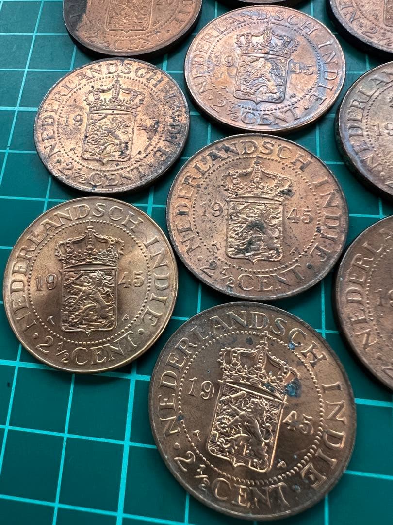 外国　蘭領東インド銅貨　10枚まとめロット