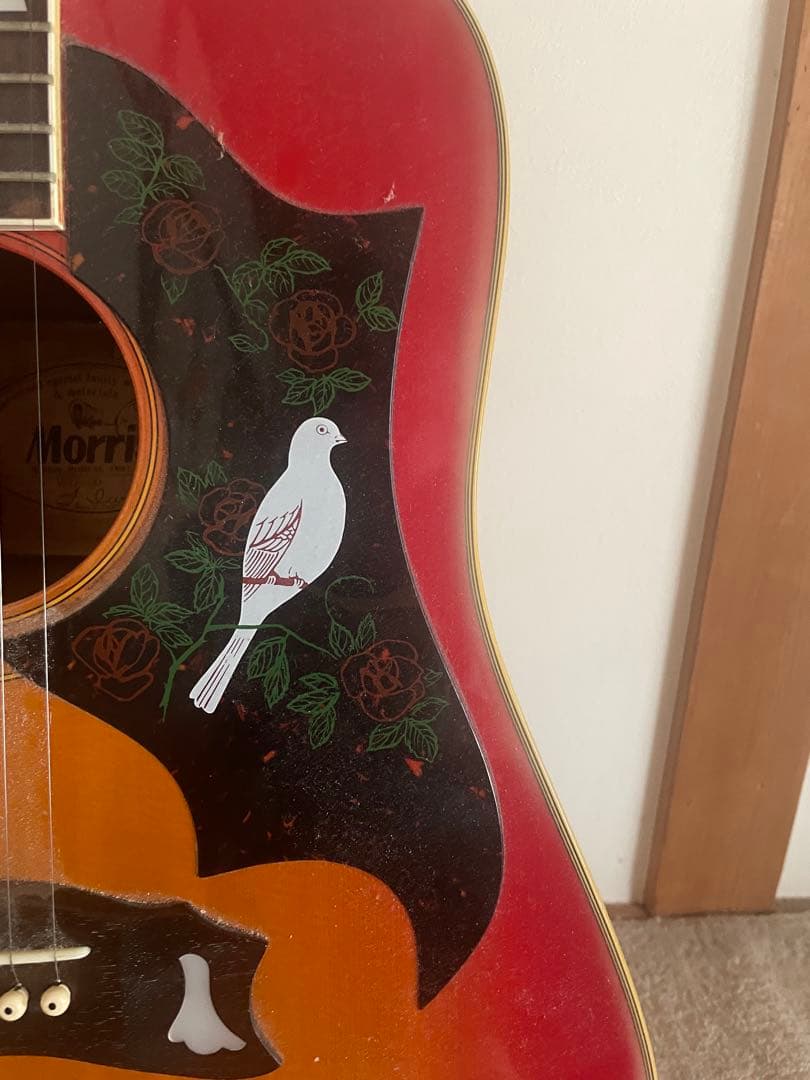 モーリスWD30日本製ギブソンヘッドダブモデル幌馬車ラベルアコステギター希少美品