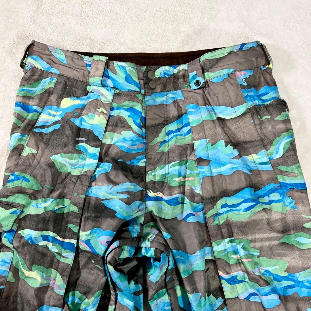 BURTON GORE-TEX 迷彩 スノーボードパンツ　2Lサイズ
