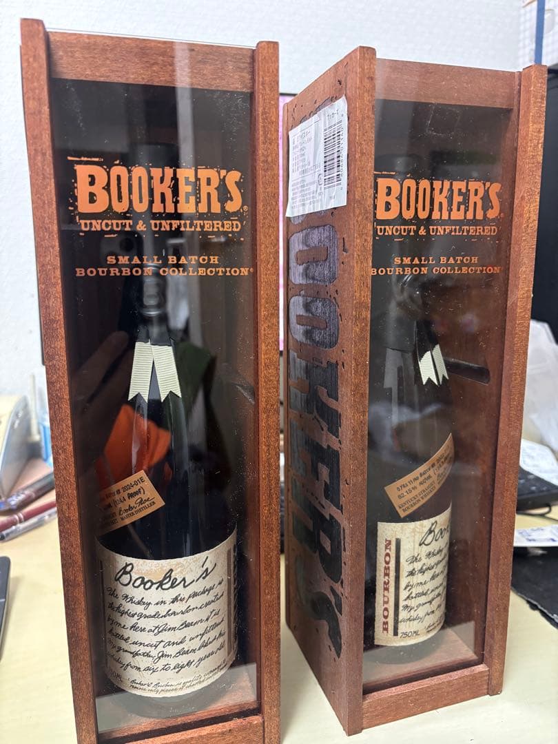 送料無料　2本セット Booker's バーボンウイスキー 750ml