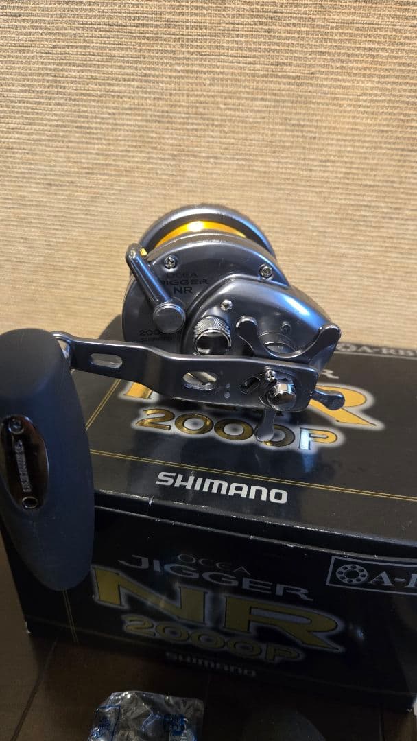 オシアジガー NR 2000P　ロングハンドル、ハイギア付属