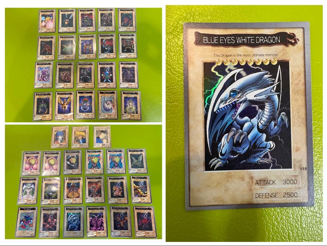 バンダイ版 遊戯王青眼の白龍Blue Eyes White Dragon含41枚