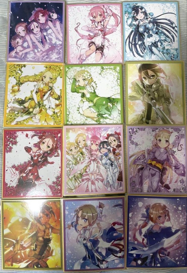 キャラクターグッズ 紙類、カード、色紙、ポスター 約200点まとめ売り