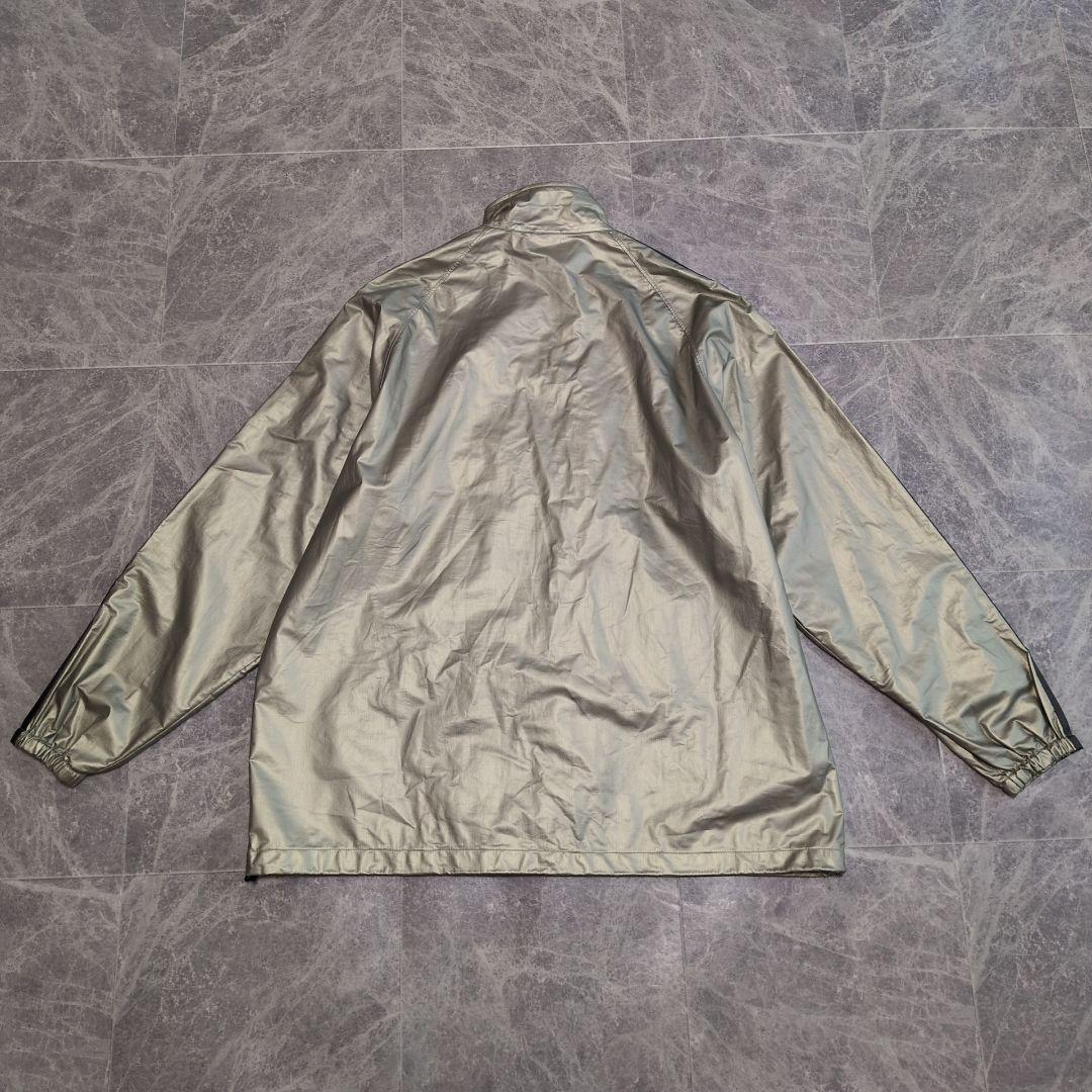 【未使用級】アディダス ジャージ 上下 セットアップ メタリック L 3本ライン