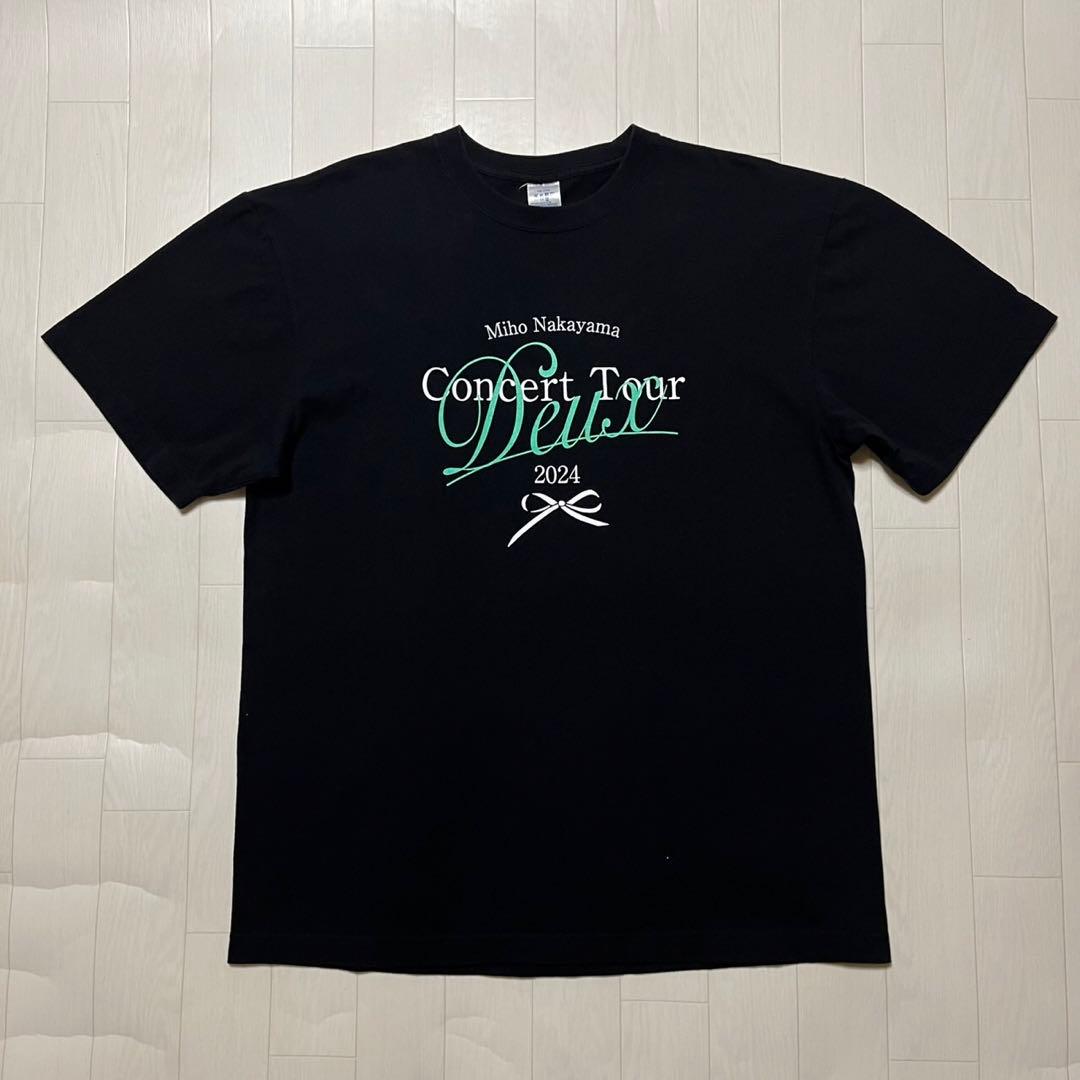 美品 中山美穂 2024年 コンサートツアー Tシャツ Deux サイズXL