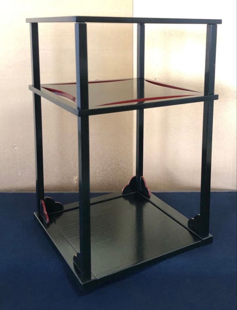 更に割引❣️「祖」碌々斎好 糸巻棚 中村宗悦作 組立式 元箱 茶道具 (台①)