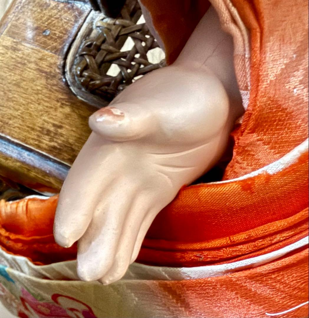 【パンダさま専用】市松人形 玉水 50cm 人形液 昭和初期 アンティークドール