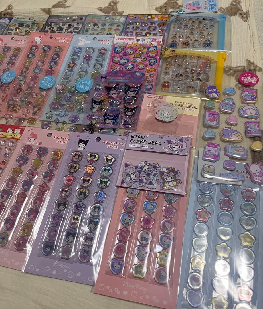 正規品ボンボンドロップ おはじきシール サンリオシール プチドロップ ぷっくり