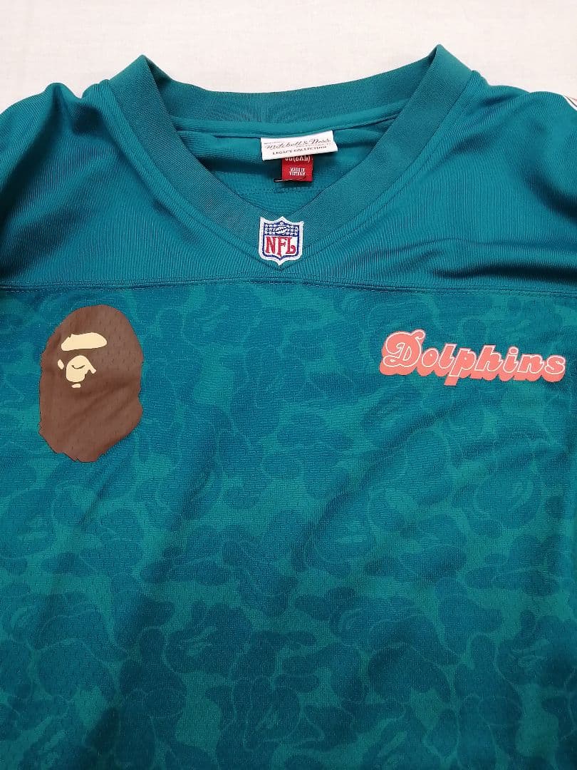A BATHINGAPE　ベイシングエイプ　NFL ミッチェルアンドネス　コラボ