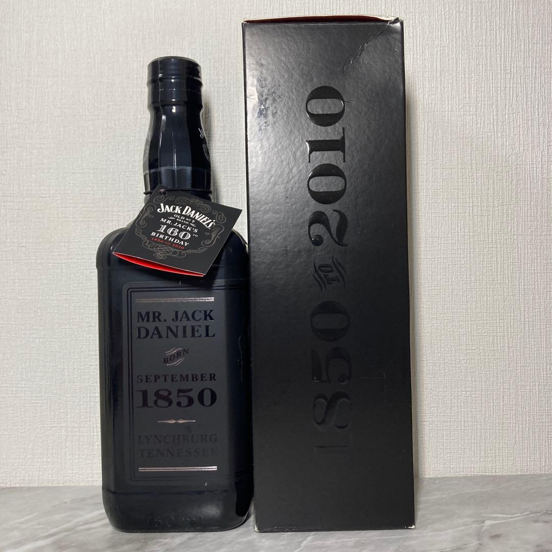 【新品未開封】ジャックダニエル160周年記念特別限定版　オリジナルボックス入り
