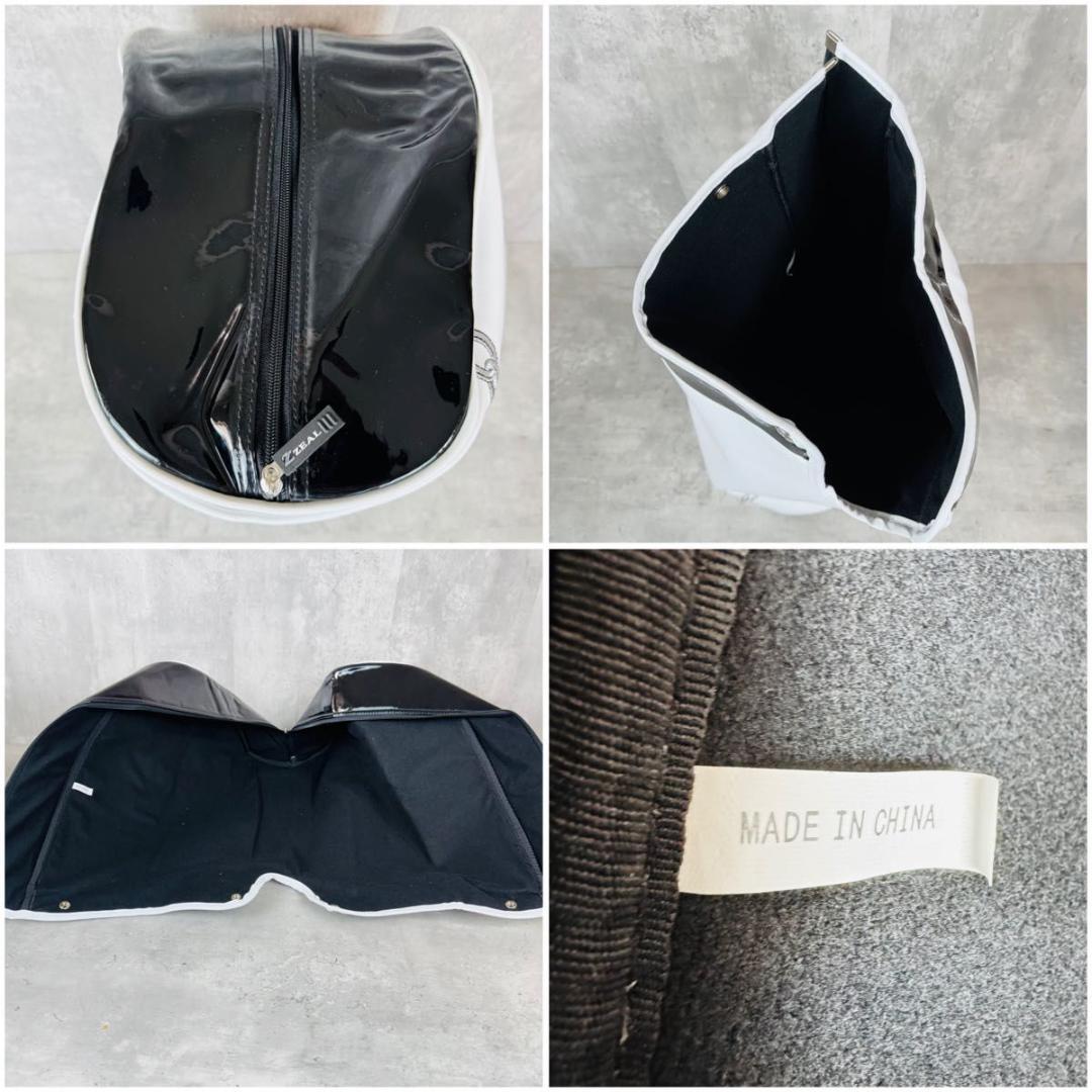 ZEAL ゴルフバッグ キャディバッグ 希少デザイン 6分割 クロス エナメル