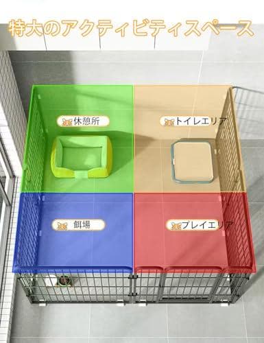 ペットサークル 室内 犬 ゲージ 小型犬 ペットゲージ 中型犬 ペットサークル