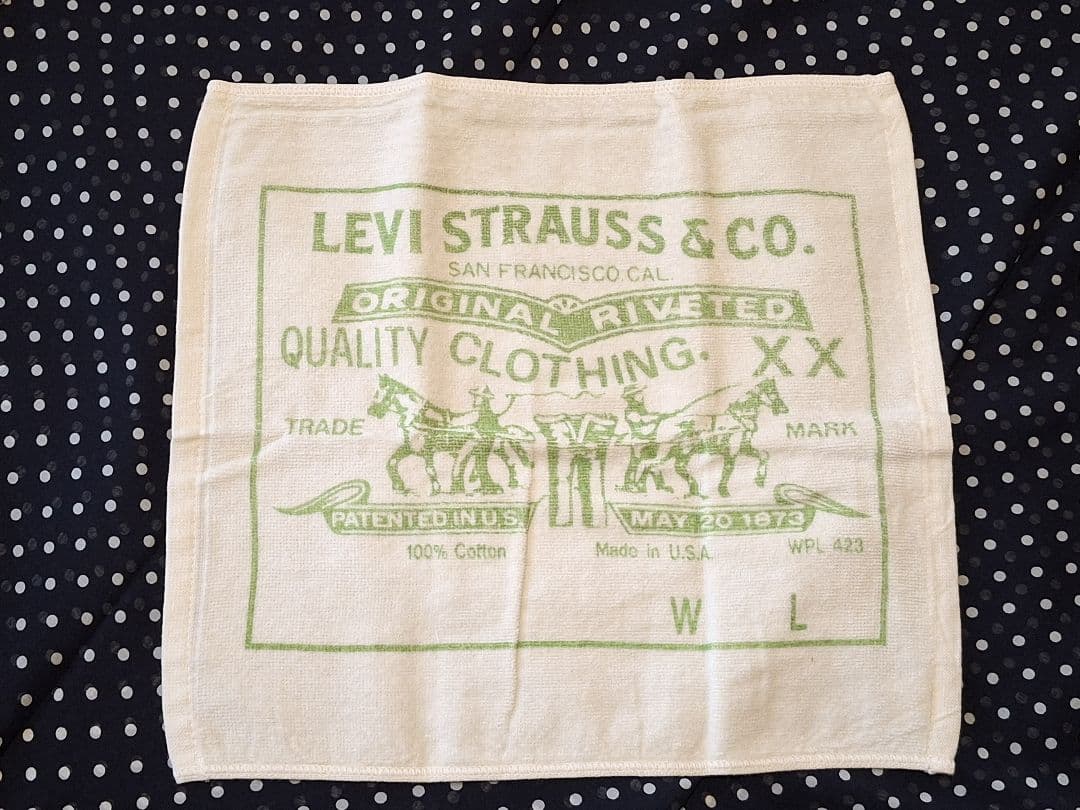 スペシャル デッド リーバイス ハンドタオル 年代不明 ヴィンテージ 日本 レア