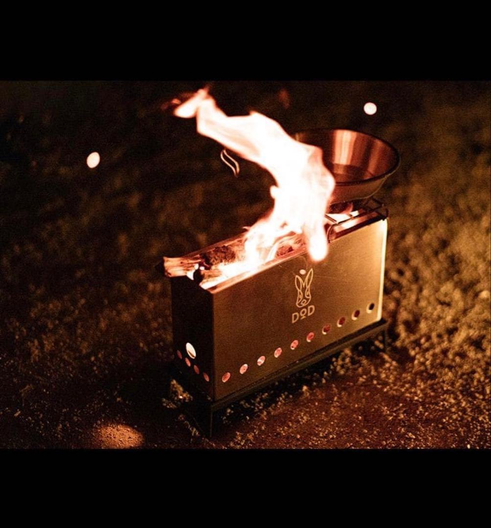 ⭐︎希少⭐︎廃盤⭐︎新品未使用⭐︎DOD 焚き火台 ステンレス製 ぷちもえファイヤー