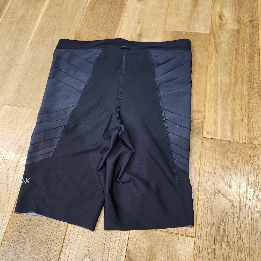 美品✨CW-X/ワコール スポーツタイツ ハーフ丈 骨盤前傾サポート メンズL