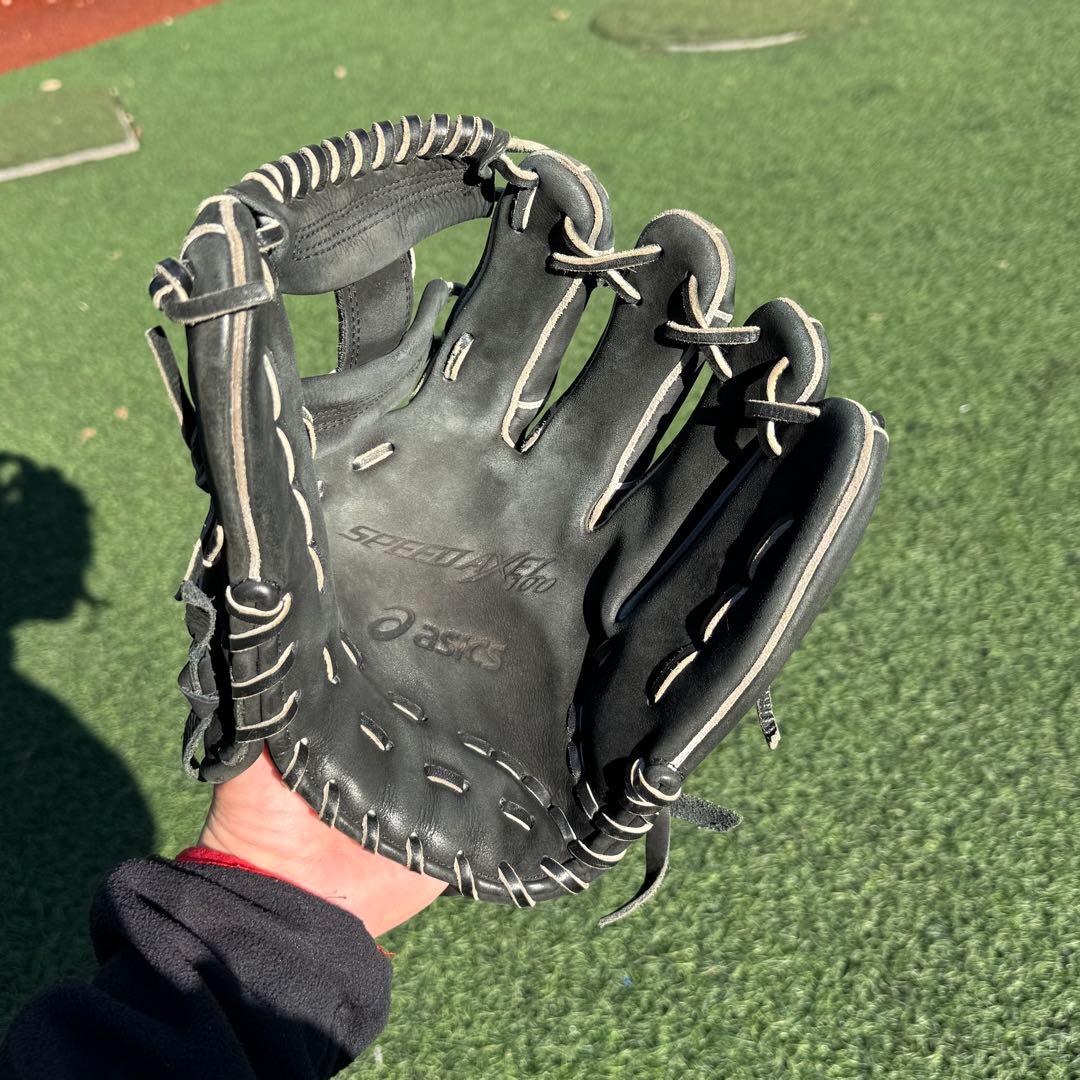 ALSKKU アシックス ヌバック 硬式内野手グローブ