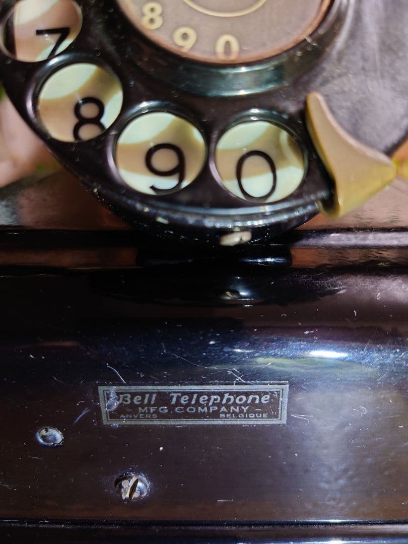 【希少】1940年代 ベル・テレフォン・カンパニー ダイヤル式黒電話