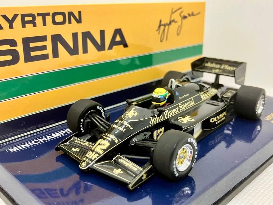 ★1/43★ロータス ルノー 97T★アイルトン・セナ★JPSタバコカスタム★
