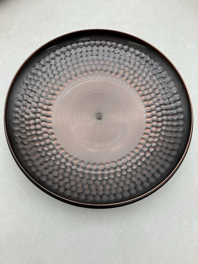 【未使用】純銅製鎚起銅器　杉川堂　菓子入れ