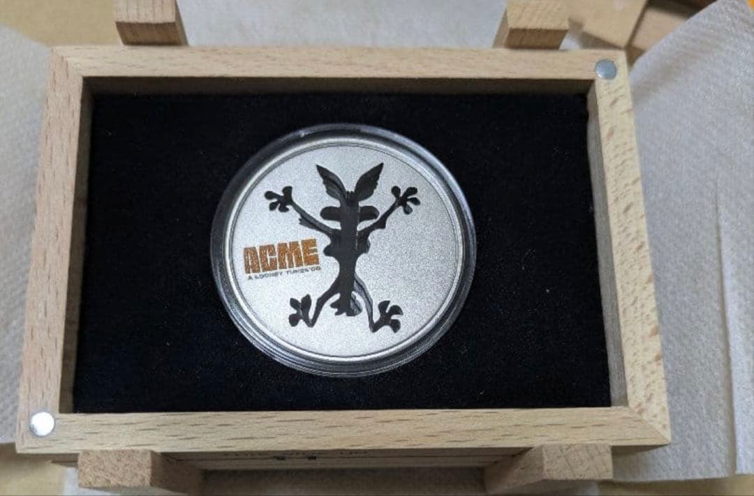 ルーニー・テューンズ　ワイリーコヨーテ1オンス純銀