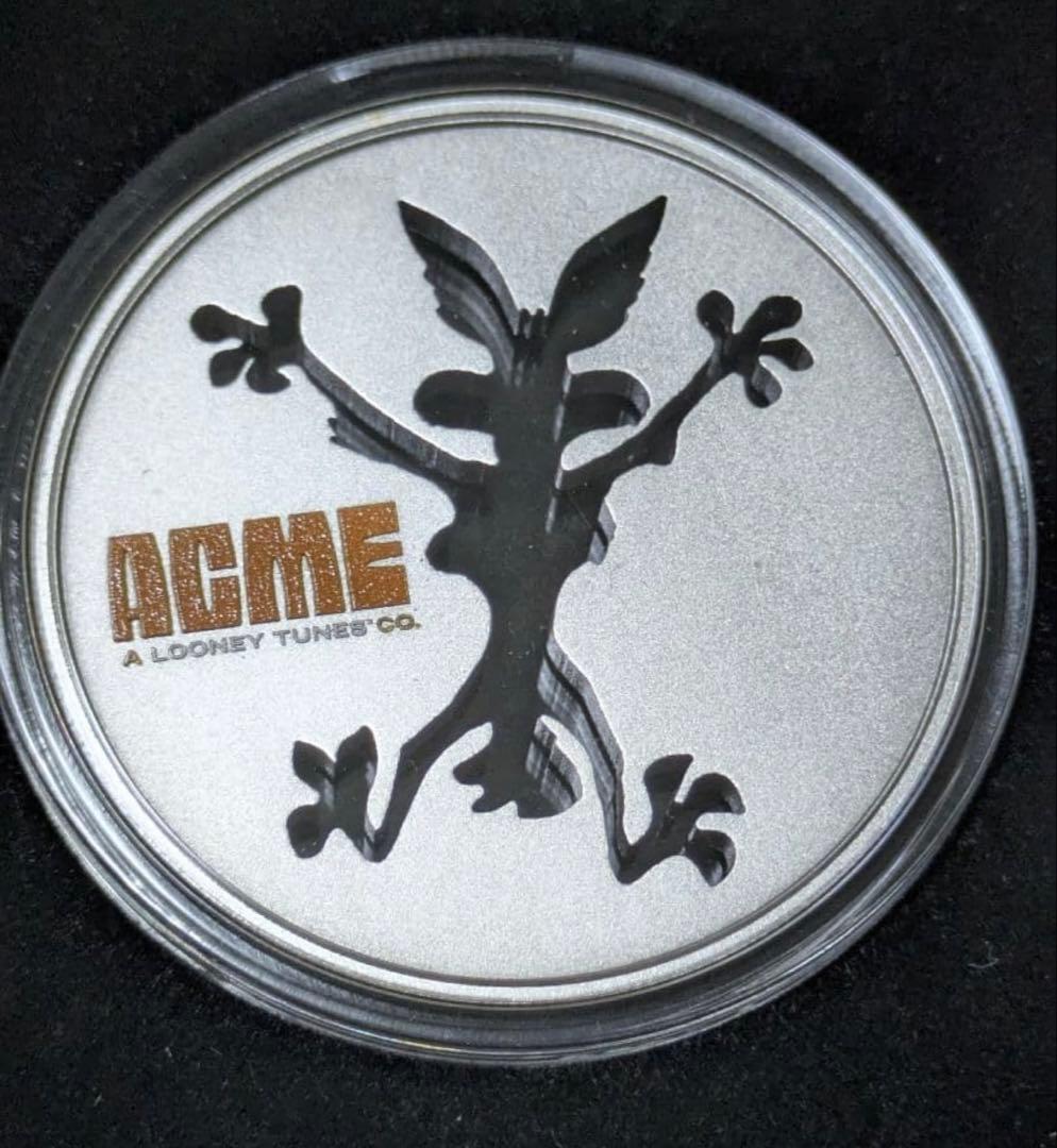 ルーニー・テューンズ　ワイリーコヨーテ1オンス純銀
