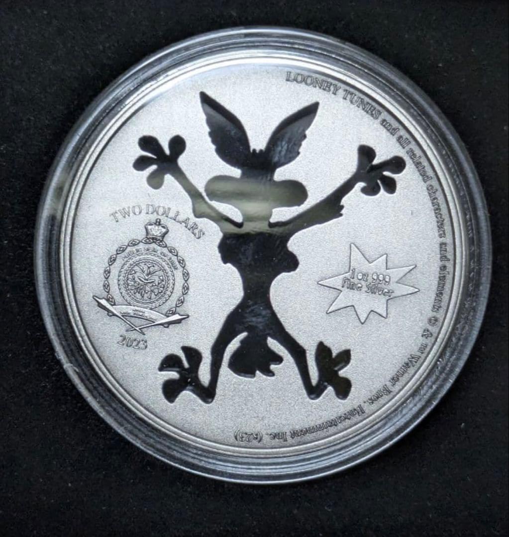 ルーニー・テューンズ　ワイリーコヨーテ1オンス純銀