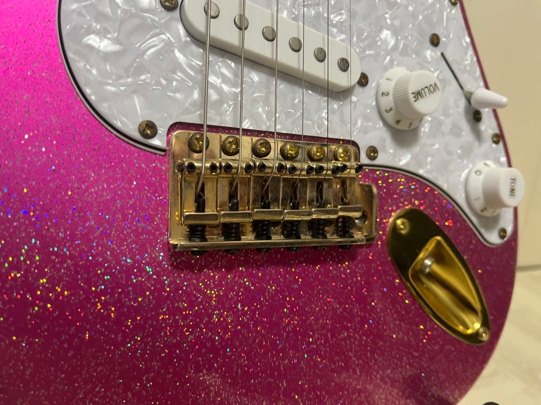 【M】GrassRootsエレキギター/大村孝佳/ミニピンクちゃん