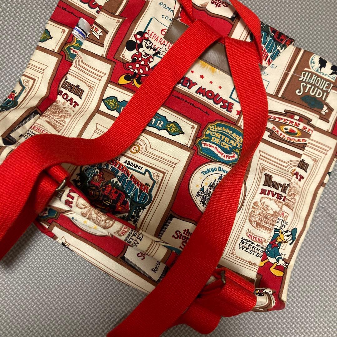 東京ディズニーランド　リュック　レトロ　難あり